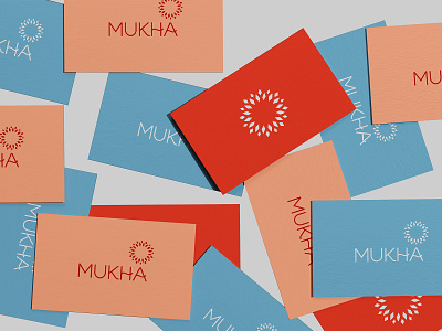 Mukha | Organic premium teas from the world branding concept design logo tea world