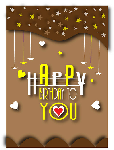 birthday greeting card illustration