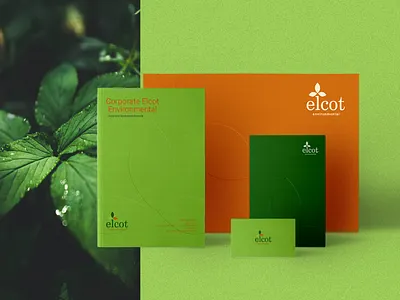Branding para Elcot environmental branding design elcot environment environmental green logo nature vector