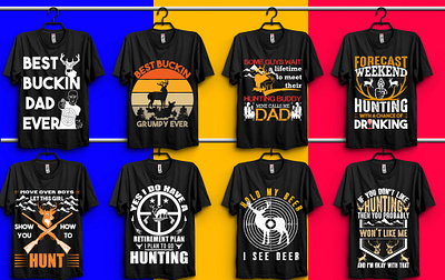 Hunting T-Shirt Design t Design branding design hunting gun vector hunting shirt ideas hunting shirts custom hunting tshirt design hunting vector illustration illustration typography ui ux vector vintage tshirt design