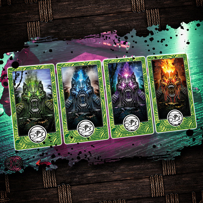 VOLCANO GOD SHRINES animation board game design games illustration kickstarter pirates tabletop