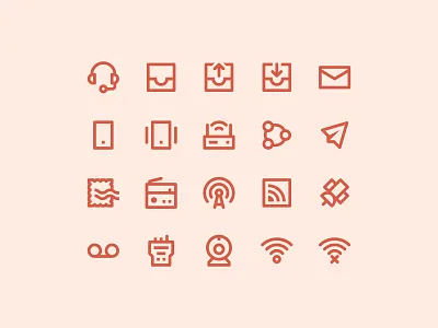 Communication icons app app icons icon design icon designer icon set iconography icons iconset line pixel perfect ui ui icons web icons