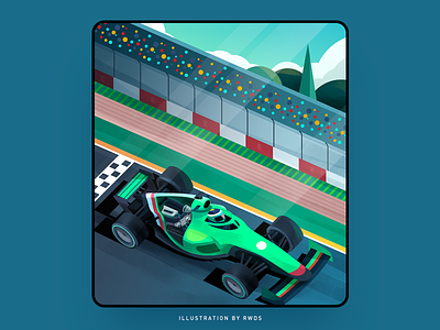 F1 Engine car engine f 1 formula formula 1 illustration isometric race racer