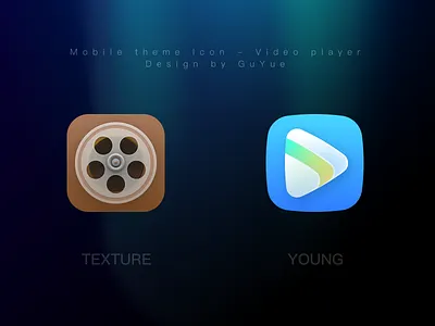 Movie Icon design icon multicolor ui