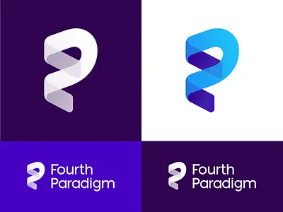 Fourth Paradigm - Branding 2 algorithm brading brand design brand identity branding design develop f logo icon illustration invest investment logo logo font minimal logo modern logo trademark trading typography vector