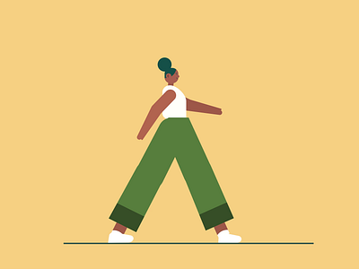 Walking Sequence 2d 2danimation adobeaftereffects adobeillustrator aftereffects design illustration vector