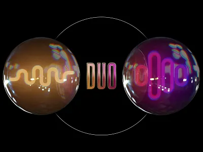 Duo 3d blender composite illustrator photoshop