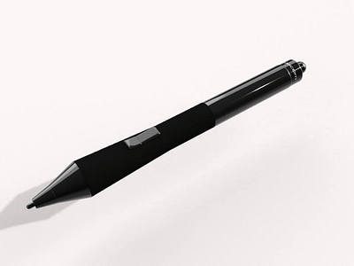 Wacom pen 3d ilustração