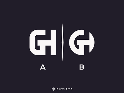 GH which one better ? app branding design design logo icon lettering logo minimal typography vector web