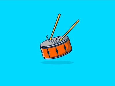 Drum adobe art design drum flat graphic illustration illustration art illustration design illustrator melody music vector دهل طبل طراحی موزیک