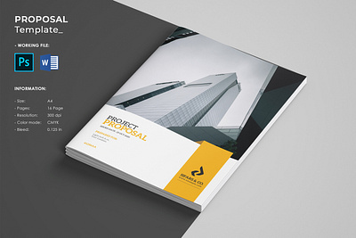 Proposal business business proposal design project proposal design psd template word