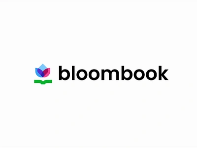 bloom book bloom book colors education flower garden gardner landscaping learning logo lotus nature rose school student teacher