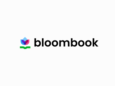 bloom book bloom book colors education flower garden gardner landscaping learning logo lotus nature rose school student teacher