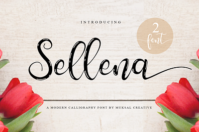 Sellena branding fashion brand logo photography typography