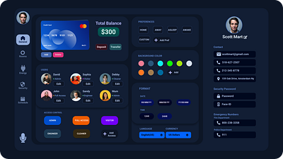 SMARTHOME/USER DASHBOARD app atm automation avatart branding color contact date design graphic design illustration logo money motion graphics product design smarthome ui users ux