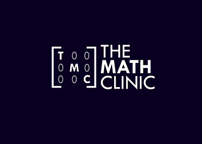 The Math Clinic Logo design icon illustration logo minimal tutor