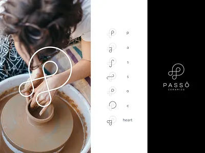 Passô Ceramics Logo Design brain branding freelancelogodesigner happy happybrain happybrain design hblogo jolanjimenez logo logo designer