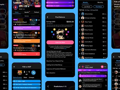 Flick - 4 Million Messages app app design baseball basketball chat chat app design football graphic design million product product design social media sport sports app sports chat ui ui design ux ux design