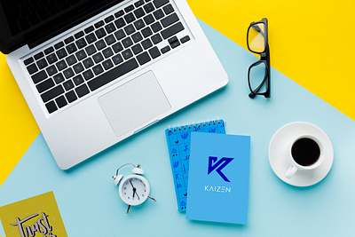 kaizen design logo branding design illustration logo mockup ui uiux vector
