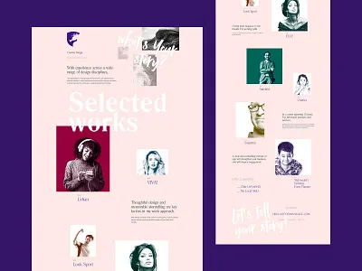 Portfolio Relaunch portfolio portfolio single page portfolio website