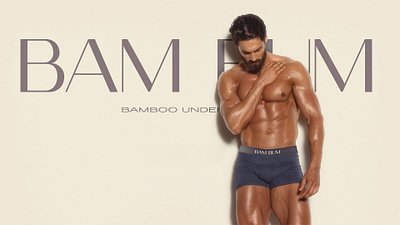 BAM BUM Underwear Branding View - WIP bamboo boxers branding bulgaria design handmade kliment logo lux luxury mark shorts startup underwear