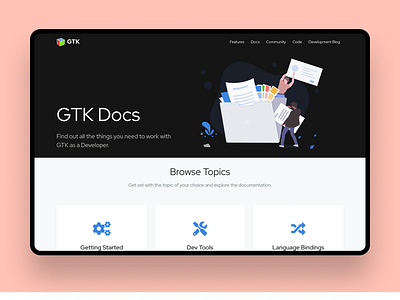 GTK Website Docs - Home Page