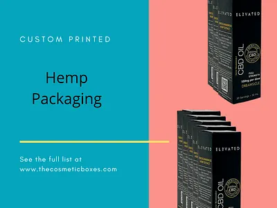hemp packaging custom custom boxes printed