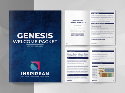 Genesis Client Welcome Packet Design branding brochure bundle client welcome deck design illustration new client onboarding pitch pitch pack presentation proposal design presentation template print product design proposal design service guide service kit welcome kit welcome packet