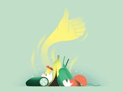 bio waste illustration