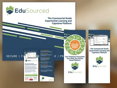 EduSourced Trade Show Graphics branding design event graphic design