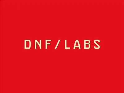Unused logo option for DNF LABS clean logo dnflabs handlettering lettering modern logo rejectedlogo tech logo type logo unusedlogo wordmark wordmark logo