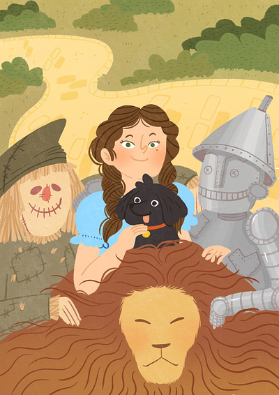 Wizard of Oz book cover books character design childrens book digital art digital illustration illustration picturebook procreate