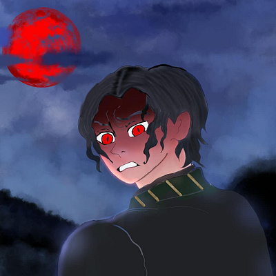 Demon slayer fanart animeart art color scheme colors illustration manga originalcharater warm