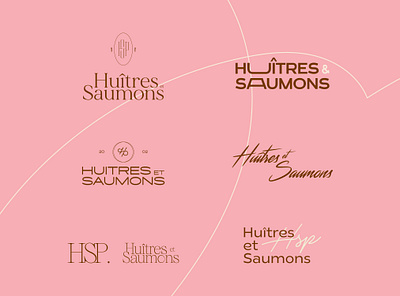 Unused logo - HSP art direction branding brush concept design design art font graphisme identity letter logo logotype logotypes monogram restaurant type typography unused logo vector work
