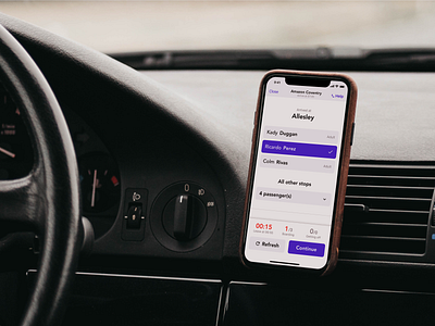 Zeelo Driver App 2.0 driver app product design transport