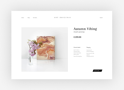 Daily UI #012 - e-commerce (Single Item)