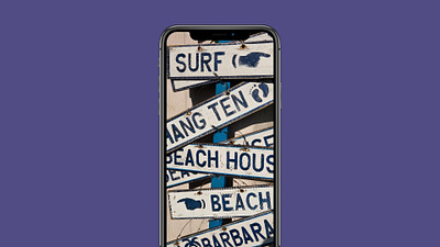 Surf Mobile Wallpaper branding design illustration vector