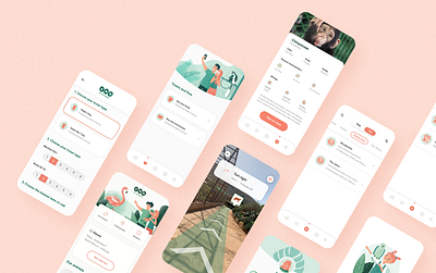 ZOO App - UX UI animals animation app button character design icon illustration landing logo menu mobile motion typography ui ux web