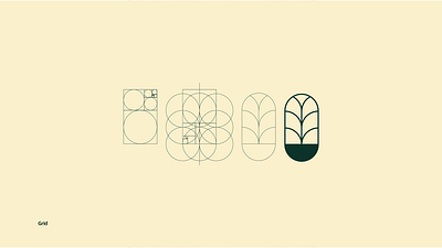 Greenin - Brand Identity brand design branding design fibonacci golden ratio illustration logo minimal typography vector