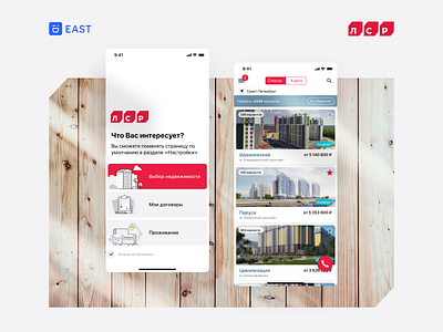LSR design mobile property property developer ui ux