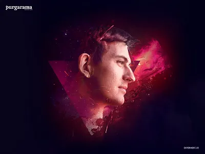 Selfportrait design graphic design photomanipulation poster