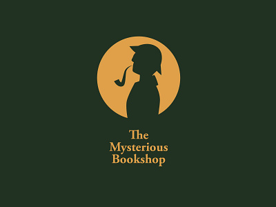 The Mysterious Bookshop 100dayproject adobe adobe illustrator books branding design icon illustration illustrator logo mystery typography vector art