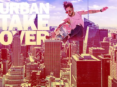 skater branding design typography