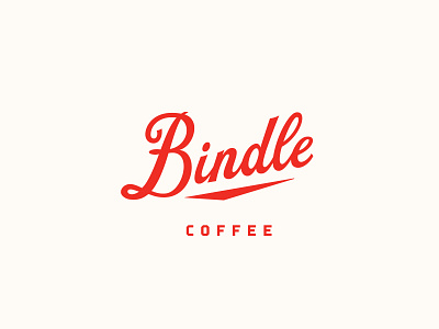 Bindle Coffee branding coffee brand coffee logo coffee roasters coffee shop colorado designer custom lettering custom script kevin kroneberger lettering logo design retro roastery typography vintage