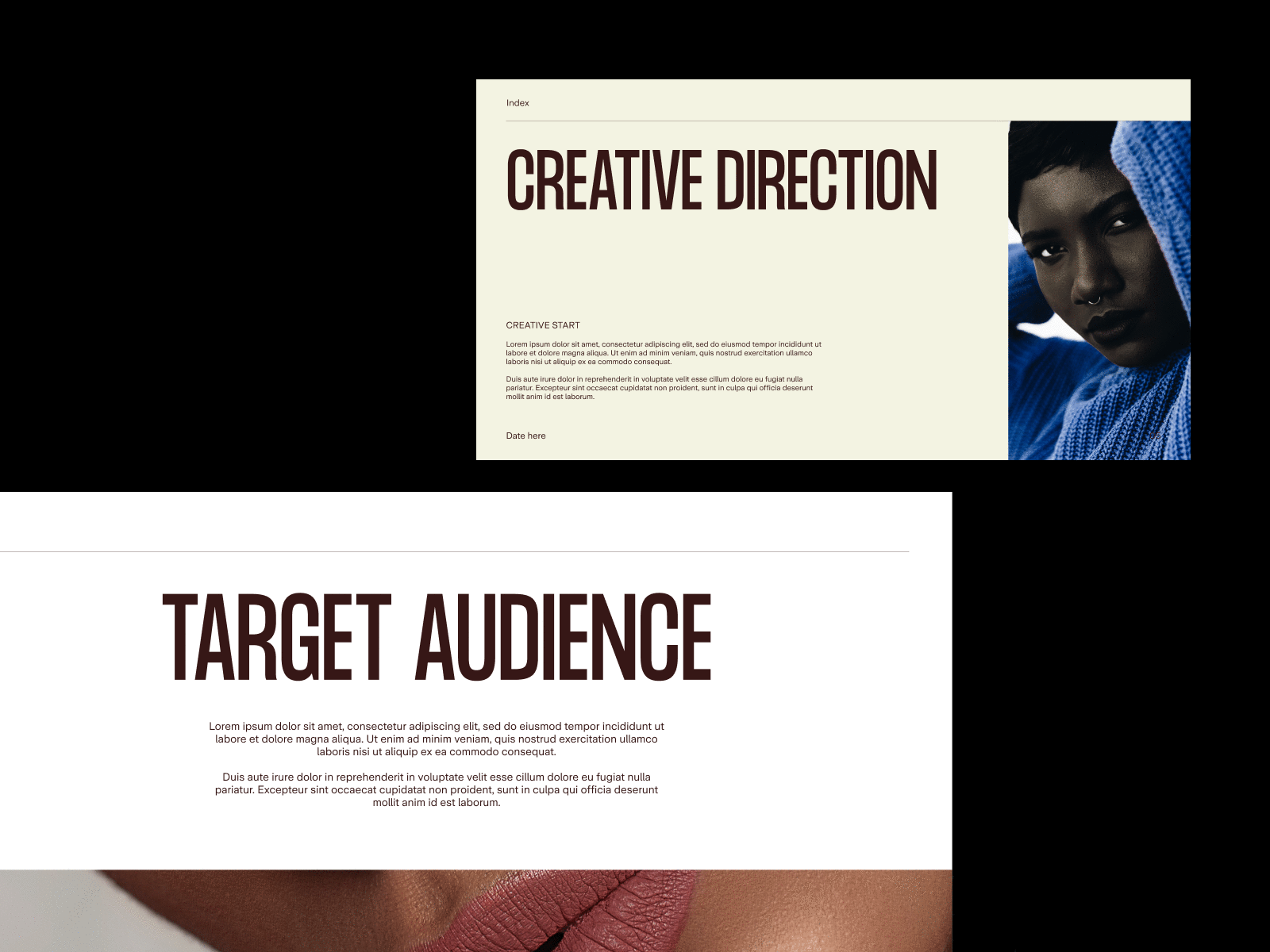 Deck Brief Presentation – 02 Case Study branding deck decks design editorial design graphic design minimal presentation deck typography ui