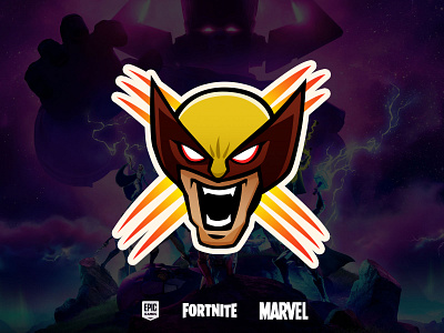 Fortnite Chapter 2 Season 4 emoticons - Wolverine avengers comics fortnite illustration marvel ui wolverine x men