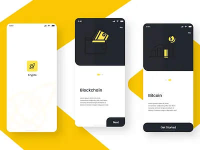 Krypto @app @design @ui @uidesign @uiux @webdesign @prototyping @uiux design @uxdesign app banking crypto crypto wallet mobile app mobile ui