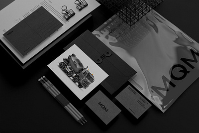 MQM Administradora Brand Identity brand branding branding mockup brochure business card download free freebie identity letterhead logo mockup mockupcloud portfolio presentation psd showcase stationery template typography