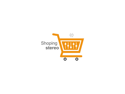 SHOPINGSTEREO animation art branding design flat graphic design illustration illustrator logo minimal