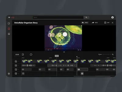 Online Video Editor Studio bmdx dark dark theme dark ui design editor mobin bahrami studio studios ui ux video video edit video editing video editor web web design webdesign website website design